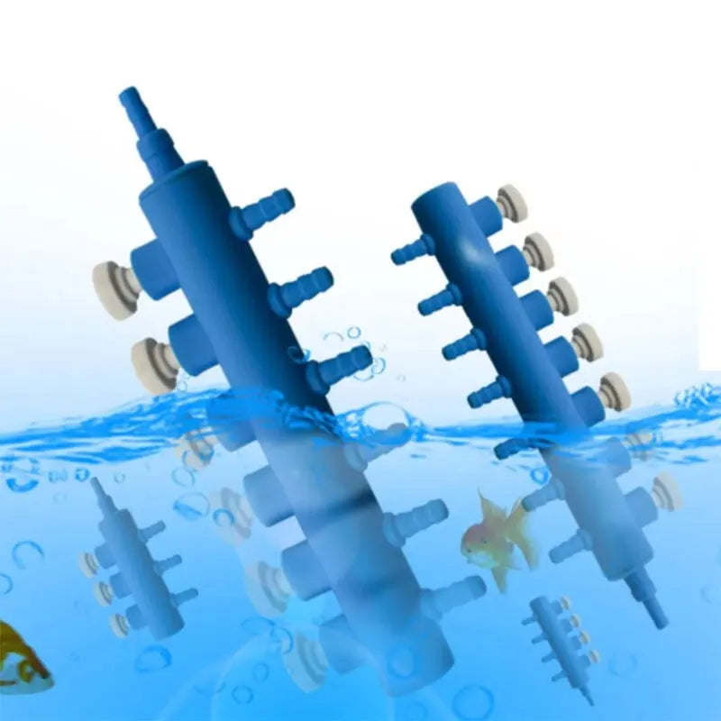 Aquarium Air Splitter Valve Fish Tank Air Pump Flow Splitter Distributor Pump Valve Tap Lever Control Switch Valves Accessories