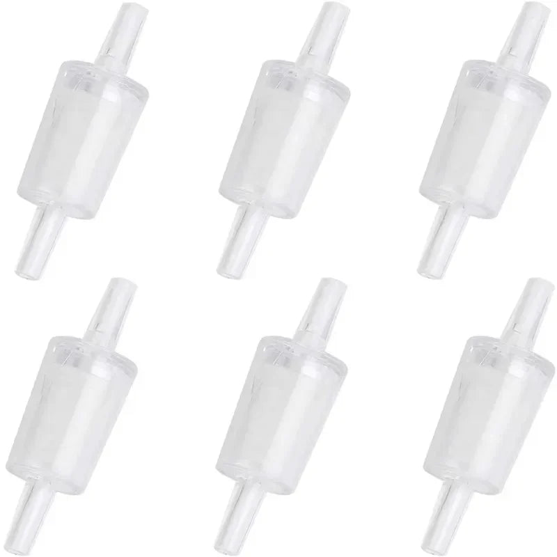 10pcs Aquarium One Way Check Valve CO2 Aquarium Fish Tank Air Pump Check Valve Increasing Pump Hose Accessories acuario