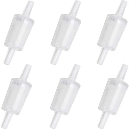 10pcs Aquarium One Way Check Valve CO2 Aquarium Fish Tank Air Pump Check Valve Increasing Pump Hose Accessories acuario