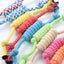1Pcs Cotton Chew Pets dogs Toys Puppy Durable Braided Bone Knot Rope 27CM Tooth Cleaning Tool Pet Products Dropshipping Center