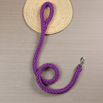 130cm Strong Nylon Dog Leash, Durable Braid Lead Rope for Small Medium Large Dogs Training Walking Pet Accessories