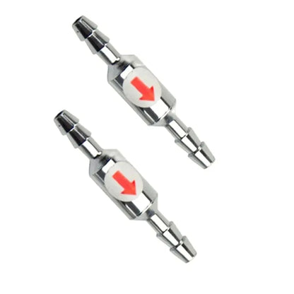 Stainless Steel Fish Aquarium Air Pump Check Valve One Way Non-Return Check Valve Aquarium Co2 System Air Pump Accessories