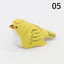 Wooden Bird Figurine Ornaments Handmade Carving Animals Miniature Crafts Art Decor Home Desktop Decoration Children Gifts