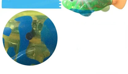 Pet Cat Toy LED Interactive Swimming Robot Fish Toy for Cat Glowing Electric Fish Toy to Stimulate Pet's Hunter Instincts