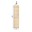 Cat Tree Wall Mounted Cat Climbing Shelves Cat Hammock and Cat Bridge with Ladder or Scratching Post for Cats Playing and Perch