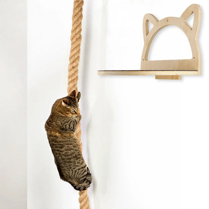 1Piece Cat Tree Cat Climbing Rope for Cat Scratching Claw Grinding tool 150CM- Thick Sisal Rope for Cat Playing and Excising