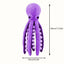 Durable Octopus Plush Dog Toy With Squeaker - Bite-Resistant, Teeth Cleaning Design For Medium Breeds