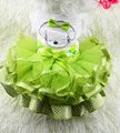 Cute Lace Princess Dog Tutu With Bow - Red, Yellow, Green