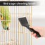 Multifunctional Bird Feeder Cleaner Brush Bird Cage Cleaning Stainless Steel Ergonomics Handle Durable Bird Droppings Cleaning