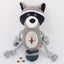 Dog Plush Toy Spot Plush Stuffed Raccoon Pet Toy With Food Leakage Function Interactive Sounding Dog Toy Fleece Squeak Toys