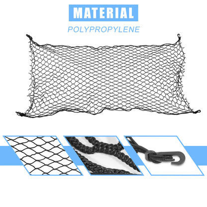 UXCELL Dog Seat Fences Protection Net Safety Storage Bag Pet Mesh Travel Isolation Back Seat Barrier Puppy Car Accessories