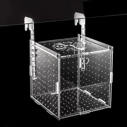 High Transparent Acrylic Aquarium Fish Breeding Isolation Box Fish Aquarium Breeder Hatching Incubator Feeding Tank Accessories