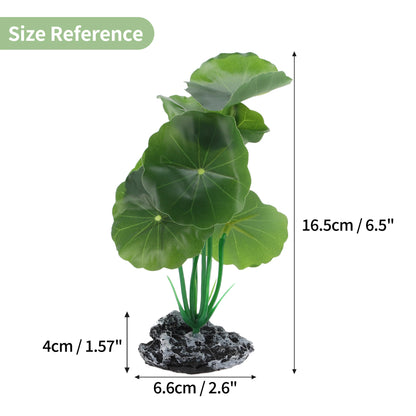UXCELL Aquarium Plastic Plants Reptile Plant Decoration Artificial Grass Ornaments for Aquarium Fish Tank for Aquatic Pet