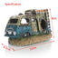 Artificial Aquarium Decoration Old Car Ornament Submarine Decor Resin Landscaping House for Fish Accessories for Aquarium Stuff