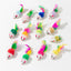 Pet Toy Mice Cats Catnip Toys Interactive Fun Plush Mouse Cat Toy For Kitten Colorful Cute Plush False Mouse Pet Cat Accessories