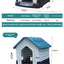 New Dog House Outdoor Waterproof Kennel All Seasons Indoor Dog House Outdoor Rainproof Sunscreen Medium and Large Dogs.
