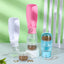 Dog Travel Water Bottle Puppy Water Bowl with Food Container Water Dispenser Foldable Pet Water Bottle Dog Water Bowl Portable