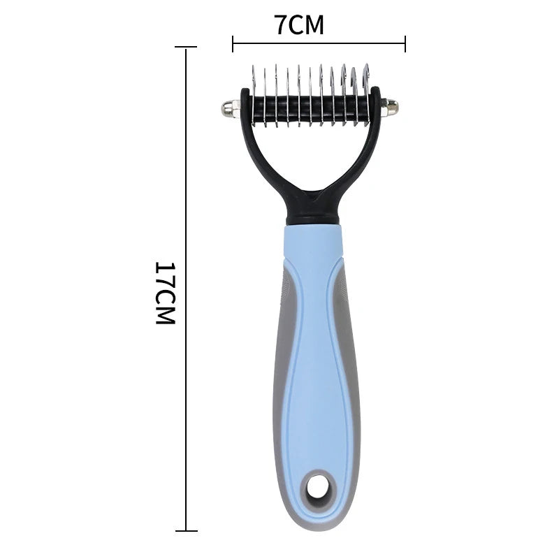 Animal Hair Brush Dog Grooming Brush Pet Hair Remover for Matted Long and Short Curly Haired Cats Pet Supplies Dog Accessories