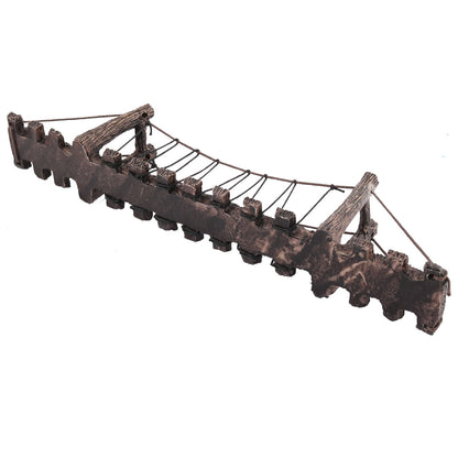 UXCELL Artificial Landscape Emulation Rope Bridge Ornament Fish Tank Synthetic Resin Non-toxic Aquarium Decoration Accessory