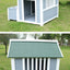 All Seasons Solid Wood Dog House Outdoor Rainproof Outdoor Pet Kennel Large Kennel