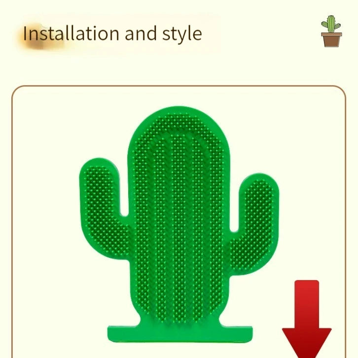 Cat Hair Scratch Corner Tickle Cactus Toy Scratch Scratch Massage Brush Face Hair Removal Cat Brush Artifact Pet Supplies