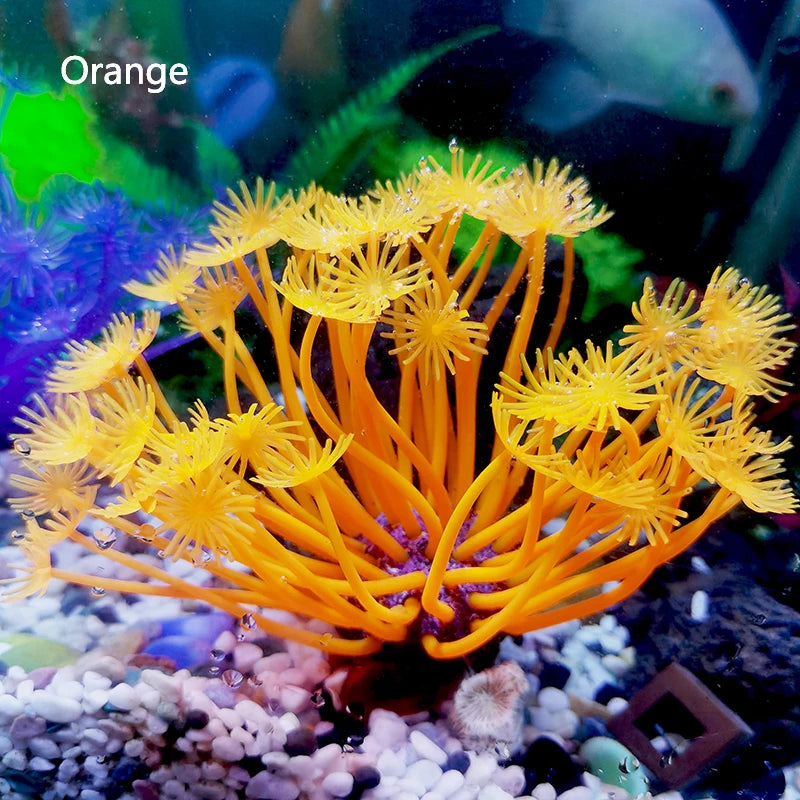 Artificial Underwater Coral  Aquarium Fish Tank Simulation Decoration Aquarium Backgrounds Plants Water Grass Accessories Home