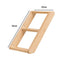 Cat Climbing Shelves Wall Mounted Platform and Hammock with Scratching Post Cat Pet Wooden Furniture for Sleeping and Playing
