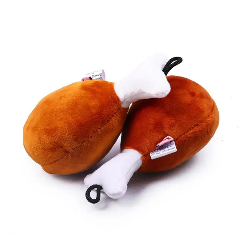 Chicken Leg Pet Toy Cute Dog Interactive Puppy Toys Halloween Dog Toy Funny Chicken Leg Squeaky Dog Toys Dog Chew Toys
