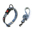 Adjustable Pet Dog Collars Color Graffiti Soft Cotton Leash Accessories Walking Exercise Safety French Bulldog Puppy Chain