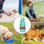 Dog Water Bottle Pet Travel Drinking Bottle 5 in 1 Outdoor Pet Accessories with Dog Drinking Bottle Food Storage Container