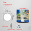 1Pcs 75/10mm Fish Tank Aquarium Air Stone Oxygen Aerator Increasing Air Bubble Pond Pump Hydroponic Oxygen Accessories Great