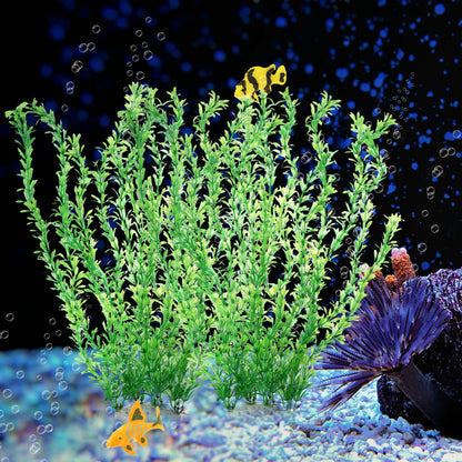 UXCELL Artificial Aquarium Plants Aquarium Simulation Water Weeds Ornament Fish Tank Grass Decor Sets Decoration Accessories
