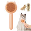 Cat Brush For Shedding Self-Cleaning Slicker Pets Grooming Tool With Release Button Shedding And Dematting Undercoat Rake Comb