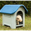 Outdoor kennel with toilet, sun protection in summer, universal in all seasons, outdoor rain-proof dog house, warm in winter, s