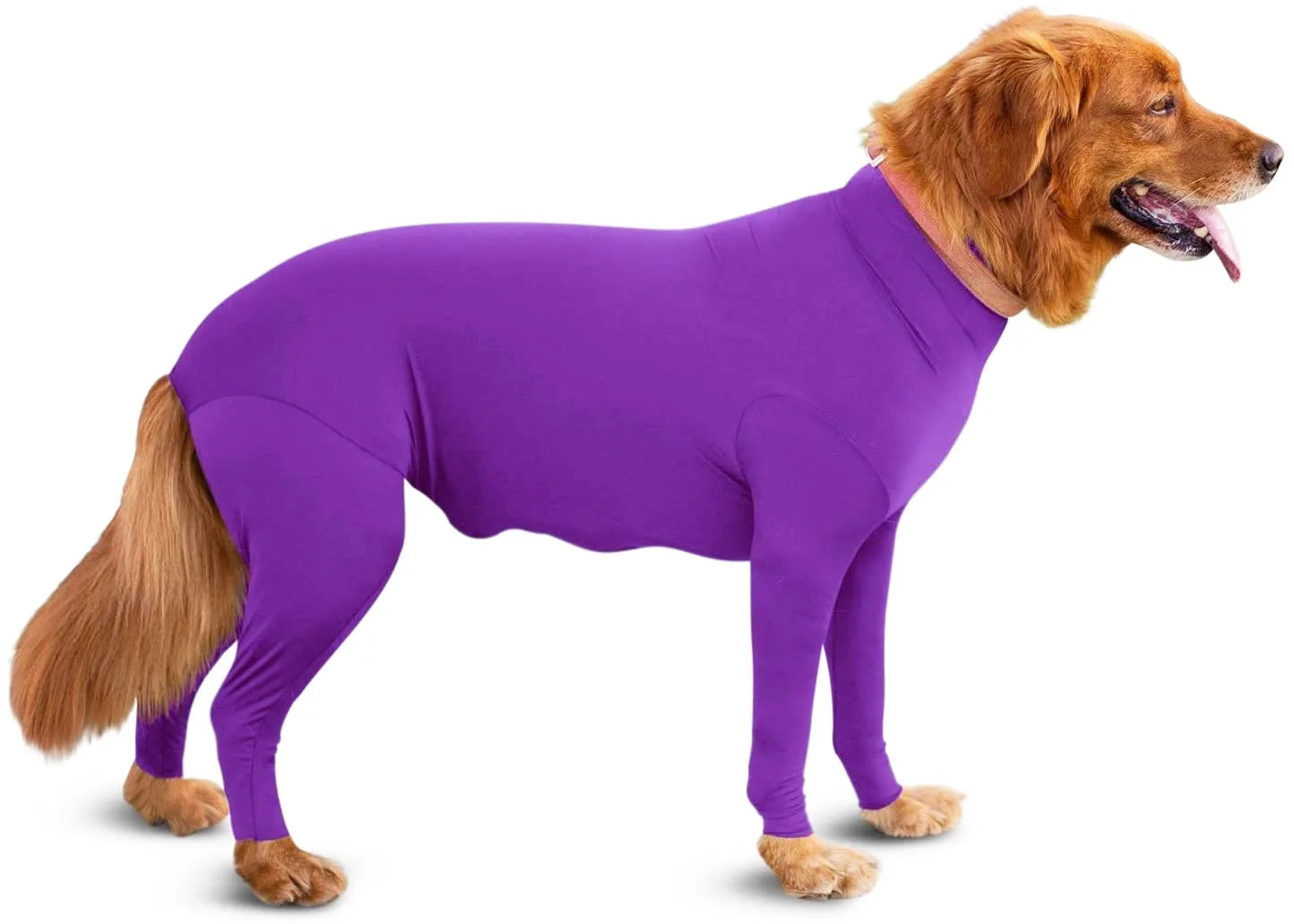 Four Feet Lightweight Pajamas Pure Dog Jumpsuits Tight Dog Coat Nursing Clothes Bodysuit For Small Medium Large Dogs Pet Costume