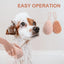 Dog Bath Scrubber Silicone Pet Shower Brush With Shampoo Dispenser Small Large Pet Hair Brush For Long Short Haired Cats Dogs