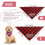 Adopt Me Dog Accessories Dog Bandanas Plaid Adjustable Scarves for Dogs and Cats