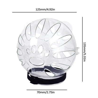 Transparent Cat Muzzle Anti Bite Transparent Cat Head Cover Breathable Clear Pet Accessories With Magical Sticker Cat Bubble Muz