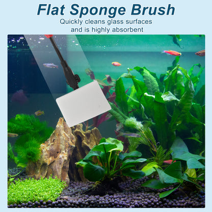 UXCELL Fish Tank Cleaning Tools 7 in 1 Fish Tank Cleaning Tools Multifunctional Aquarium Cleaning Kit