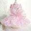 Dog Dress for Small Dogs Prom Party Princess Wedding Dresses Luxury Design Girl Dog Clothes Pomeranian Puppy Cat Costume Outfits