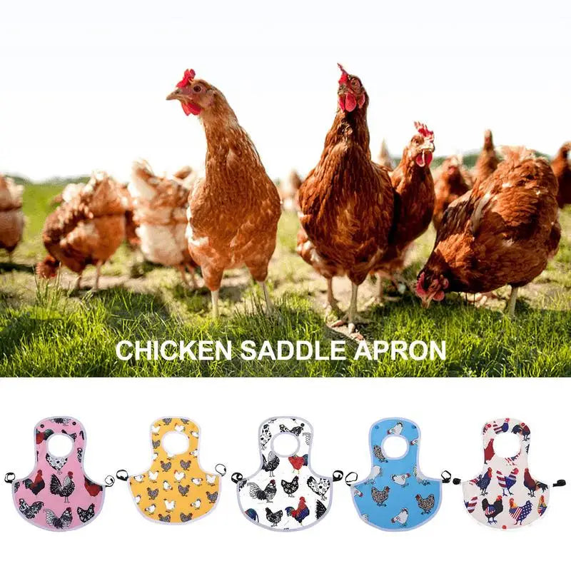 Chicken Saddle For Hens Breathable Feather Protector Chicken Pecking Guard Comfortable Chicken Clothes Wing Back Protector
