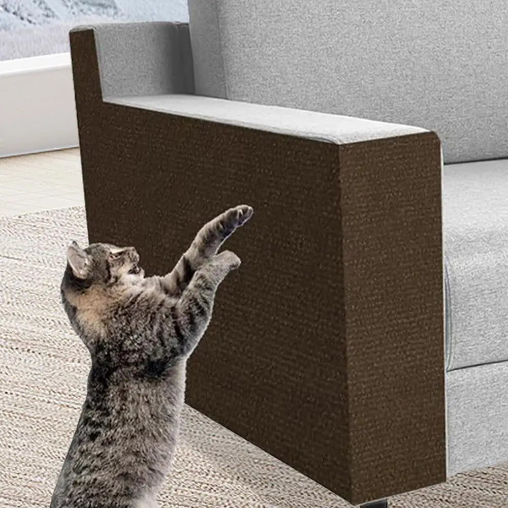 Cat Scratching Mat Self-Adhesive Trimmable Carpet Cat Pet Scratcher for Anti-scratching Sofa Furniture Protection Cat Accessorie