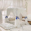 Pet Bed Cat Bed Cat Nest Teddy Than Bear Kennel Princess Wrought Iron Dog Bed Small Medium and Large Dog Supplies