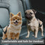 UXCELL Double Dog Seat Belt Nylon Dual Pet Car Headrest Restraint Safety Seatbelt No Tangle Dog Leash Duty Elastic