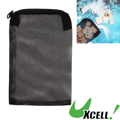 UXCELL Aquarium Filter Media Bags Fine Zipper Mesh Filter Bags for Fresh Saltwater Tanks Reusable Fish Tank Filter