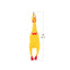 Yellow Screaming Chicken Dog Toys Novelty and Durable Chew Toy Sound Squeeze Screaming Toy