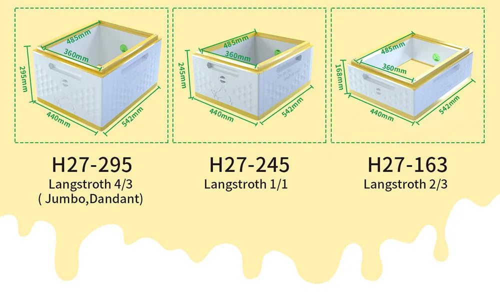 EPS bee hive langstroth plastic beehive
