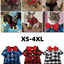 Bowtie Dog Blouse Classical Breathable Plaid T-Shirts Summer Dog Clothes for Small Dogs Puppy Large Cat Vest Chihuahua Yorkies