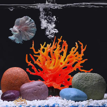 Aquarium Coral Simulation Fish Tank Plants Landscape Decoration Multiple Colour Aquarium Decor Aquariums Freshwater Accessories