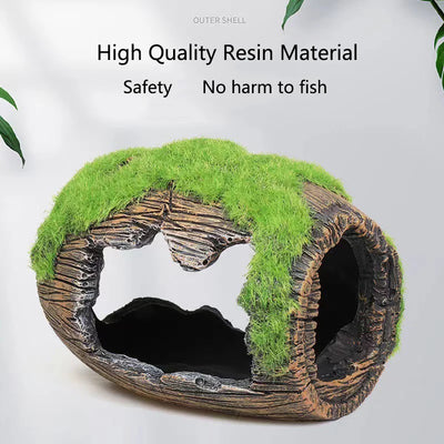 1Pcs Artificial Aquarium Decoration Shelter Ornament Cask Decor Resin Landscaping House for Fish Accessories for Aquarium Stuff